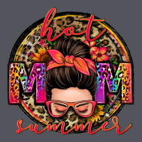 Hot Mom Summer Messy Bun Vintage Hoodie | Teevron