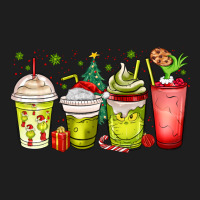 Christmas Characters Coffee Cups Heavyweight Hoodie | Teevron