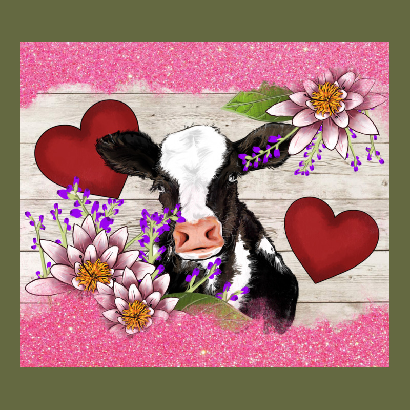 Lotus Heart Cow Valentine Long Sleeve Tee by AdoDesignShop | Teevron