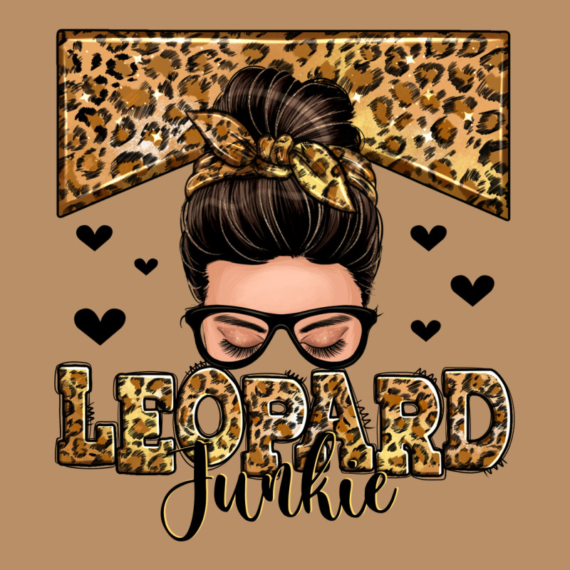 Leopard Junkie Messy Bun Vintage Hoodie by Zillion Design Studio | Teevron