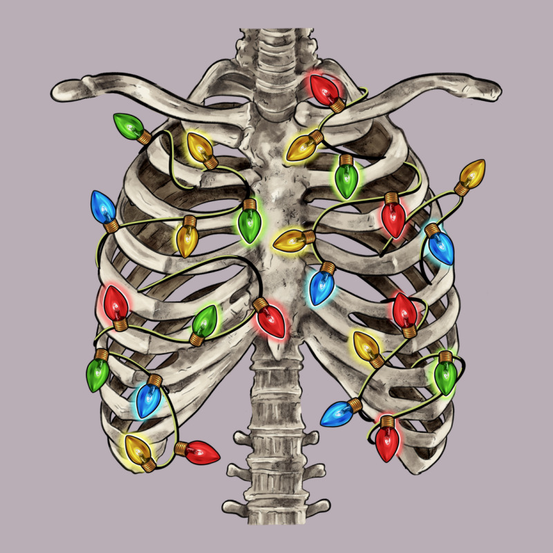 Christmas Rib Cage Vintage Tee by FaDigitalArtStudio | Teevron