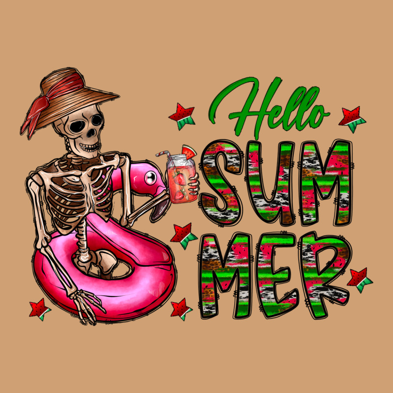 Hello Summer Vintage Tee by CowhideDigitalArt | Teevron