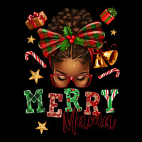 Merry Mama Afro Messy Bun Urban Hoodie | Teevron