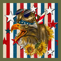 Mullet Eagle Seamless Pattern Long Sleeve Tee | Teevron