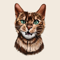 Bengal Cat Face Zipper Hoodie | Teevron