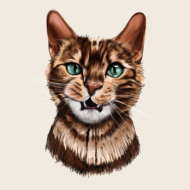 Bengal Cat Face Zipper Hoodie by LillyAllenDesigns | Teevron