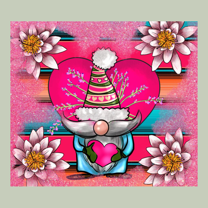 V.d Gnome And Lotus Tumbler Ladies Tee by AdoDesignShop | Teevron