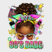 80's Babe Afro Messy Bun Urban Hoodie | Teevron