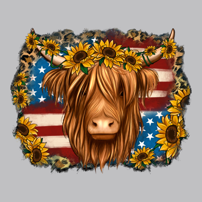 4th Of July Shaggy Cow Classic Tee by Jasminsmagicworld | Teevron