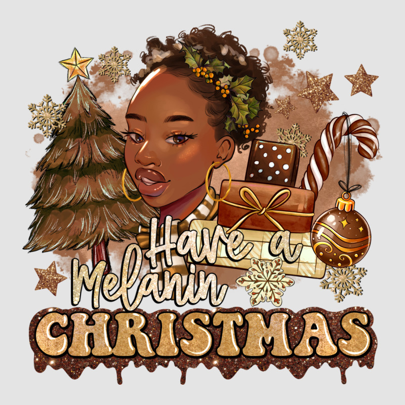 Have A Melanin Christmas  Black Woman Premium Sweatshirt by MaliasSmallBusiness | Teevron