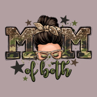 Mom Of Both Boys Messy Bun Vintage Hoodie | Teevron