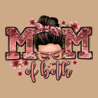 Mom Of Both Messy Bun Vintage Hoodie | Teevron