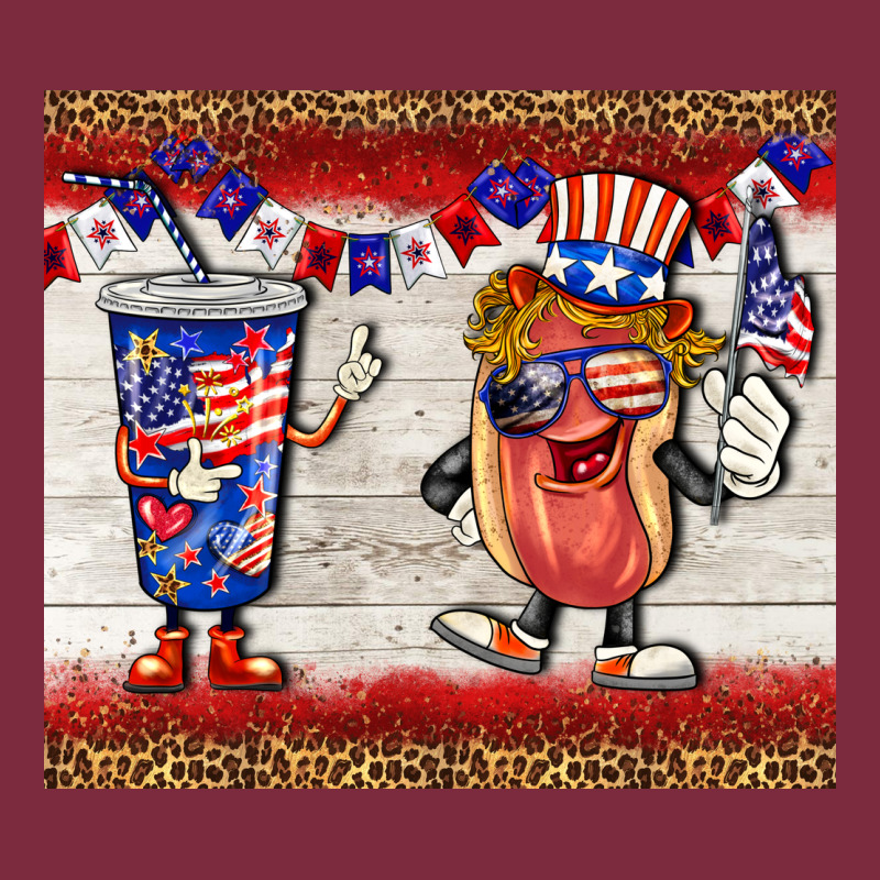 Usa Hot Dog Coca Tumbler Premium Hoodie by BarkalooDesign | Teevron