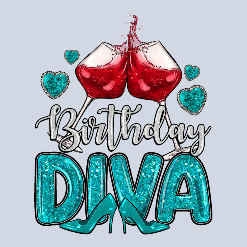 Birthday Diva Turquoise Premium Sweatshirt by MaliasSmallBusiness | Teevron