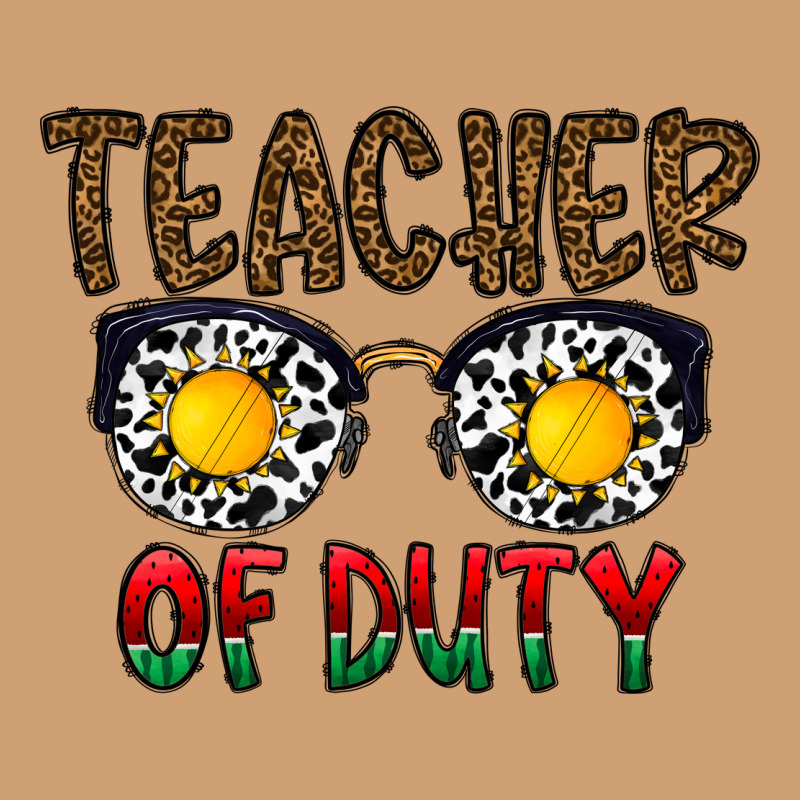 Teacher Of Duty Vintage Tee by CowhideDigitalArt | Teevron