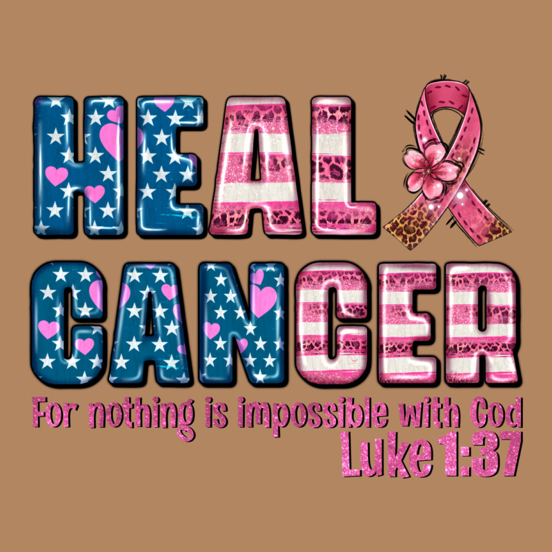 Heal Cancer With Cancer Ribbon Long Sleeve Tee by AdoDesignShop | Teevron
