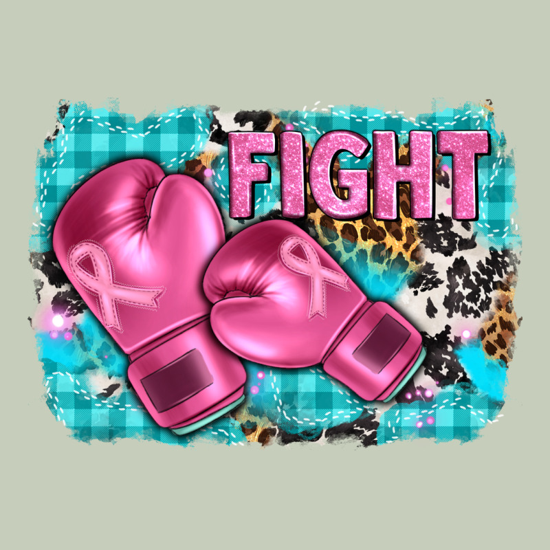 Fight With Boxing Gloves And Cancer Ribbon Long Sleeve Tee by AdoDesignShop | Teevron