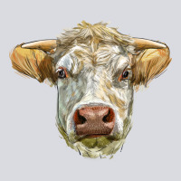 Charolais Bull Face Zipper Hoodie | Teevron
