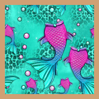 Mermaid Tail Seamless Pattern Vintage Tee | Teevron