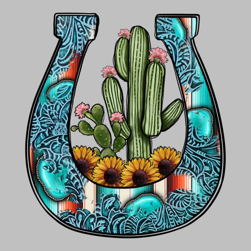 Cactus Horseshoe Long Sleeve Tee by JahusDesignShop | Teevron