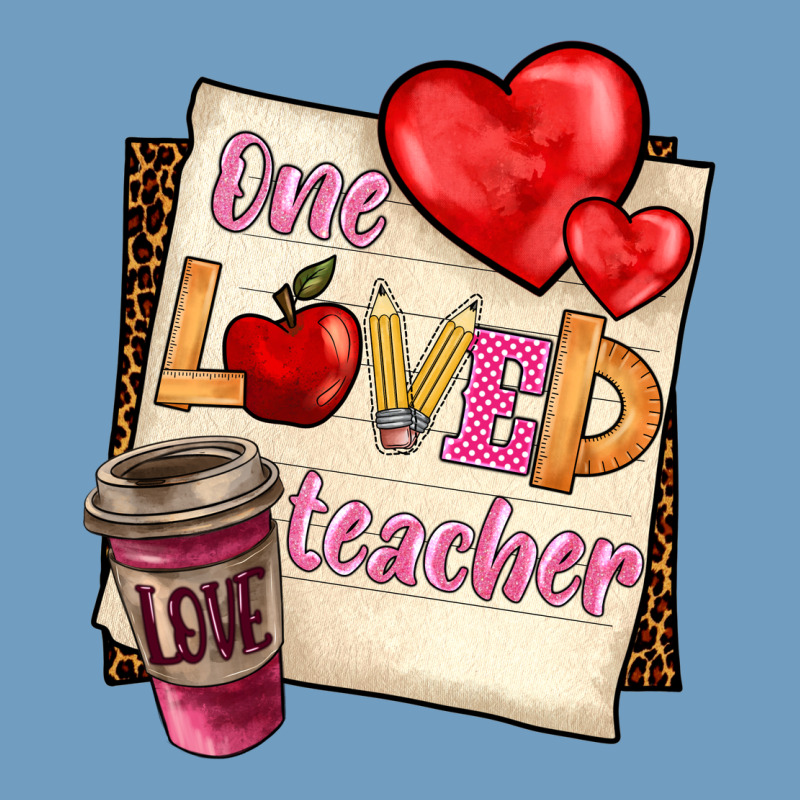 One Loved Teacher Urban Heavy Tee by BarkalooDesign | Teevron