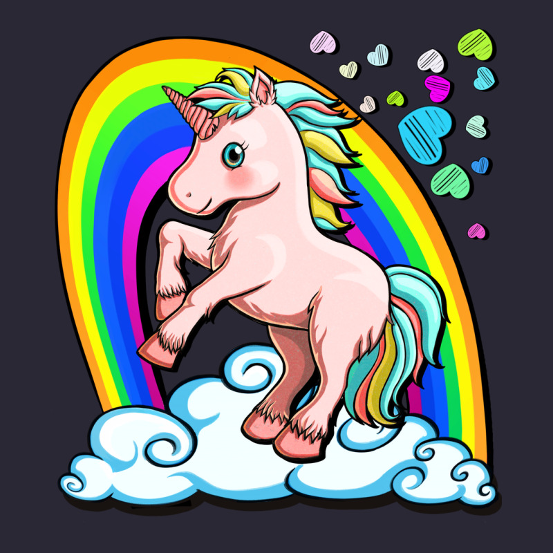 Cute Unicorn With Rainbow Vintage Tee by FaDigitalArtStudio | Teevron