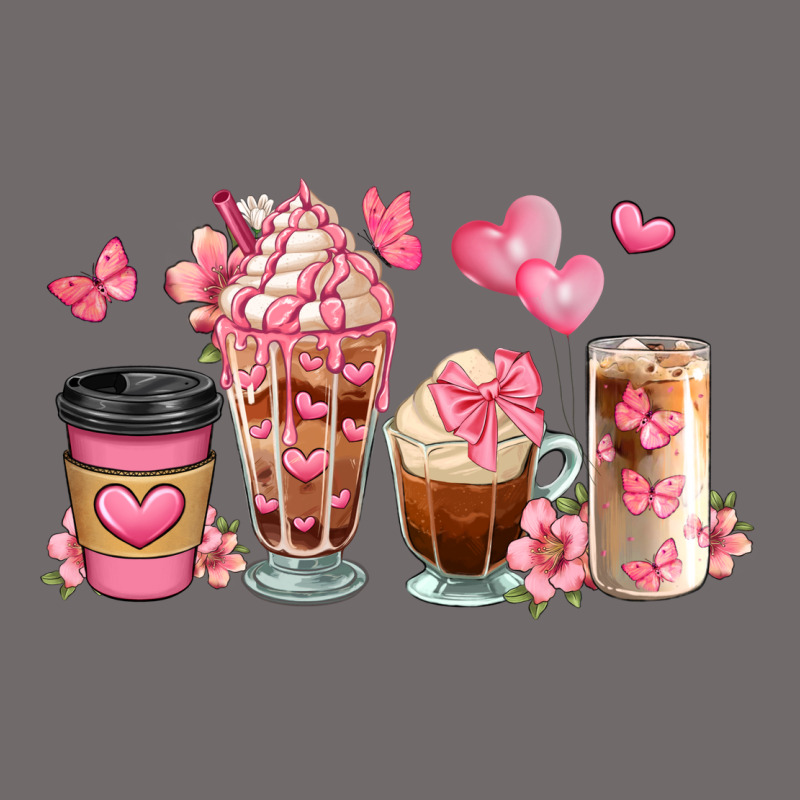 Floral Coffee Cups Urban Heavy Tee by JahusDesignShop | Teevron