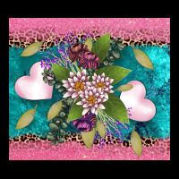 V.d Flowers And Hearts Ladies Tee | Teevron
