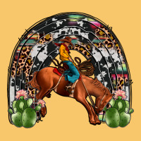 Rodeo Cowboy Rainbow Vintage Hoodie | Teevron