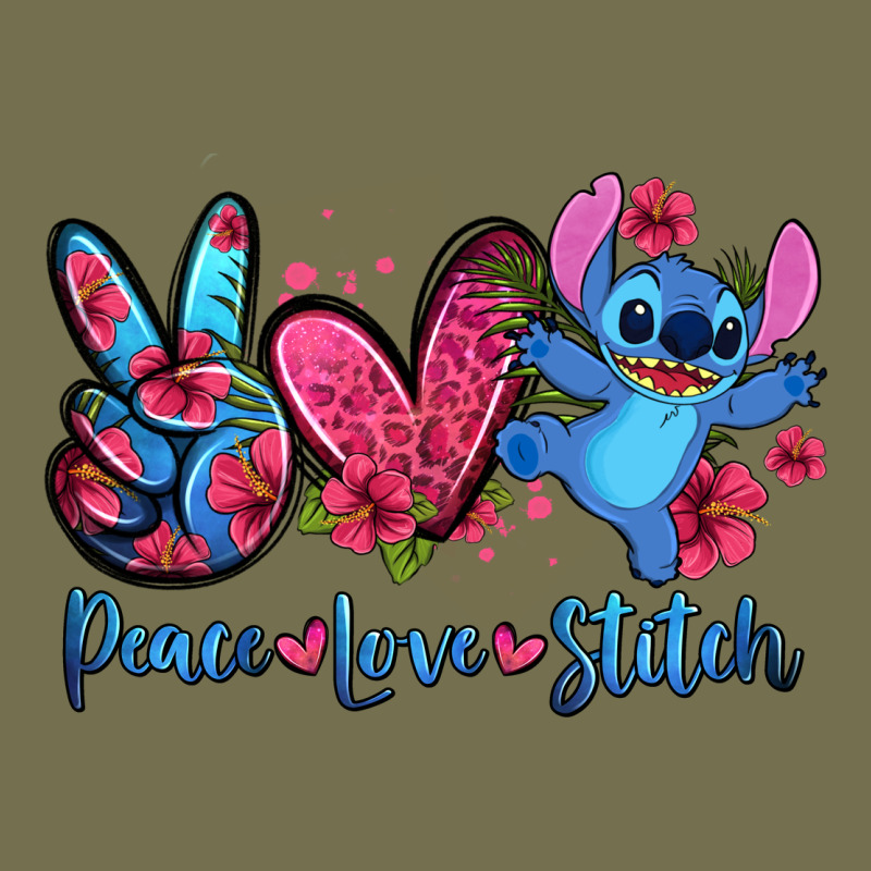 Peace Love Stitch Vintage Hoodie by Zillion Design Studio | Teevron