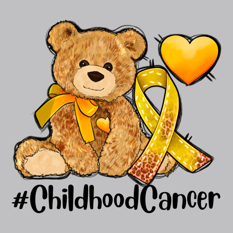 Childhood Cancer And Cancer Ribbon Long Sleeve Tee by AdoDesignShop | Teevron