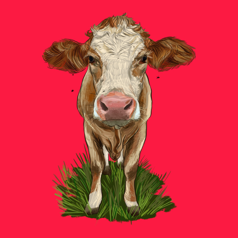 Simmental Heifer Zipper Hoodie by LillyAllenDesigns | Teevron