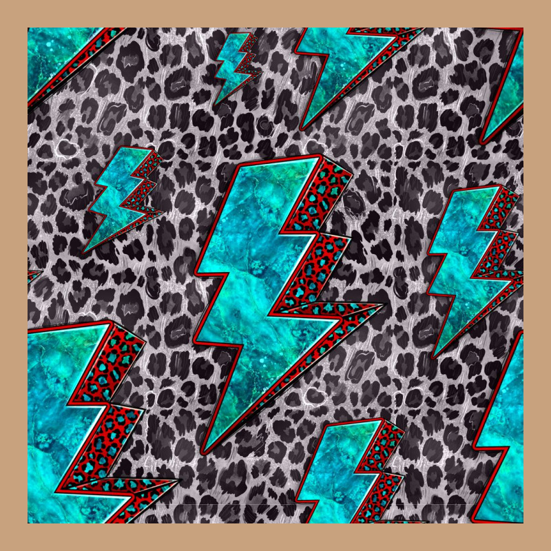 Turquoise Lightning Bolt Seamless Pattern Vintage Tee by HRA Design Shop | Teevron