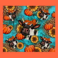 Autumn Pumpkins Holstein Cow Premium Hoodie | Teevron