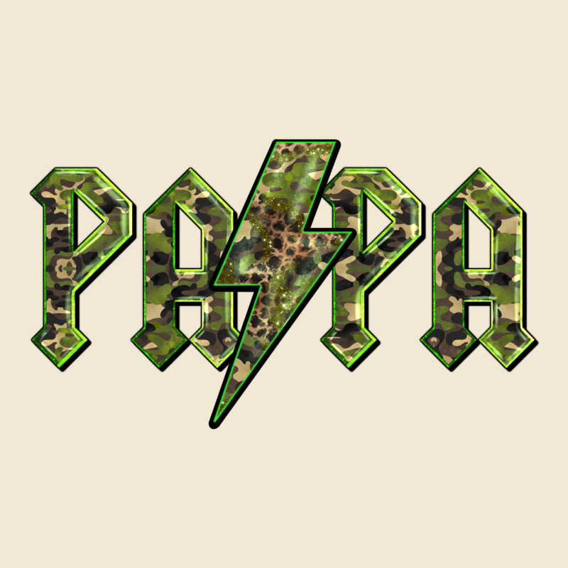 Papa  Lightning Camouflage Premium Tee by BarkalooDesign | Teevron