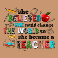 She Believed She Could Change The World So She Bec Heavyweight Hoodie | Teevron
