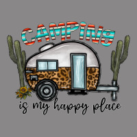 Camping Is My Happy Place Vintage Tee | Teevron
