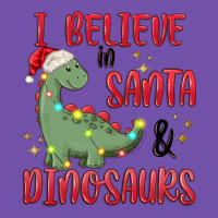 I Believe In Santa & Dinosaurs Premium Sweatshirt | Teevron