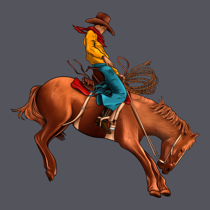 Cowboy Rodeo Vintage Hoodie by JahusDesignShop | Teevron