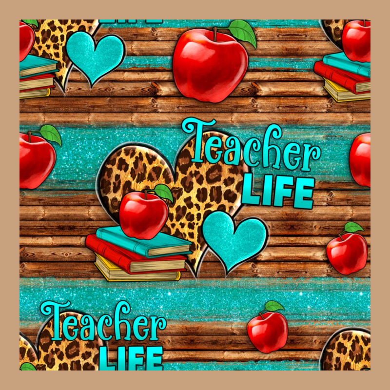 Teacher Life Seamless Pattern Vintage Tee by HRA Design Shop | Teevron