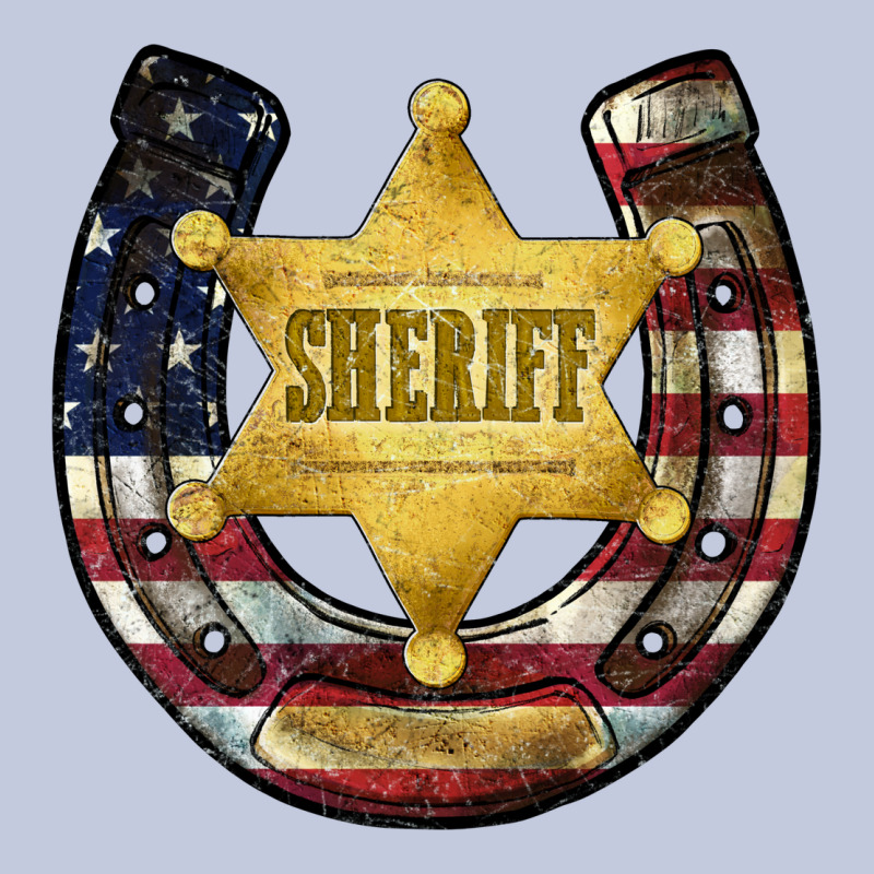 Sheriff American Flag Long Sleeve Tee by JahusDesignShop | Teevron