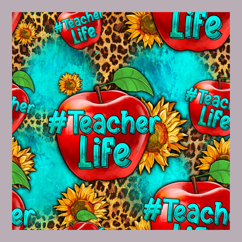 Teacher Apple Seamless Pattern Vintage Tee by HRA Design Shop | Teevron