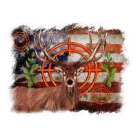 deer hunting target american flag  background | Teevron