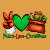 Peace Love Christmas Santa Claus Hand Premium Hoodie | Teevron