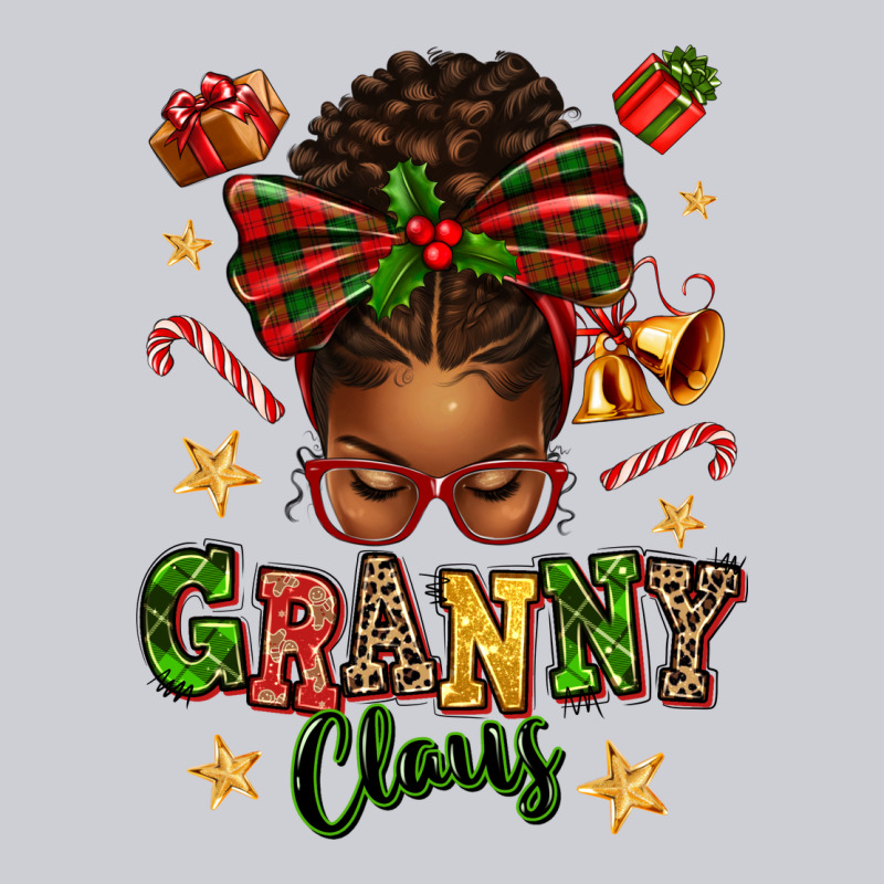 Granny Claus Afro Messy Bun Urban Hoodie by texasbilliewilder | Teevron