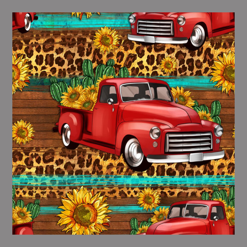 Western Farm Truck Seamless Pattern Vintage Tee by HRA Design Shop | Teevron