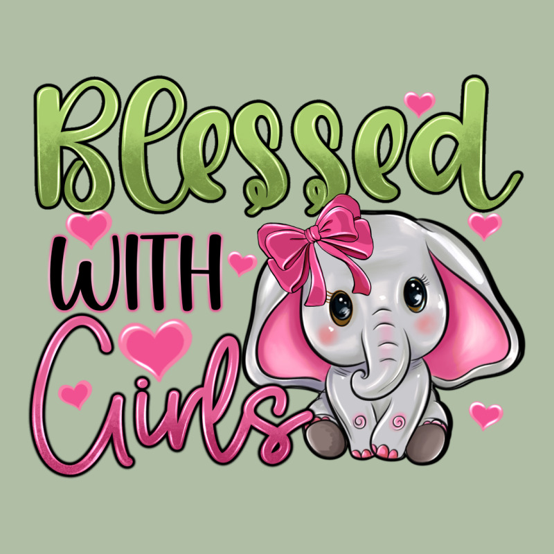 Blessed With Girls Urban Heavy Tee by JahusDesignShop | Teevron