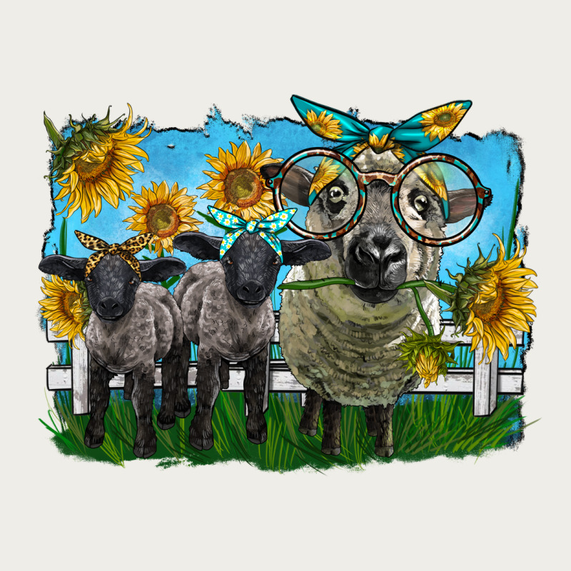 Cute Hempshire Sheep Family Zipper Hoodie by LillyAllenDesigns | Teevron