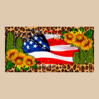 Usa Flag And Cactus License Plate Heavyweight Sweatshirt | Teevron