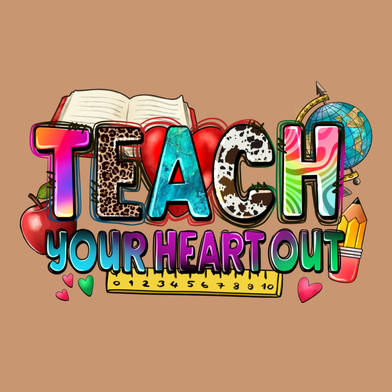 Teach Your Heart Out Heavyweight Hoodie by NancyCooperArtShop | Teevron